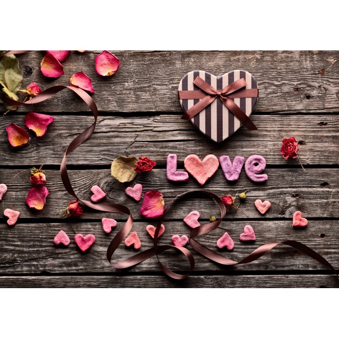 Puzzle  Grafika-F-32790 Love - Red Hearts