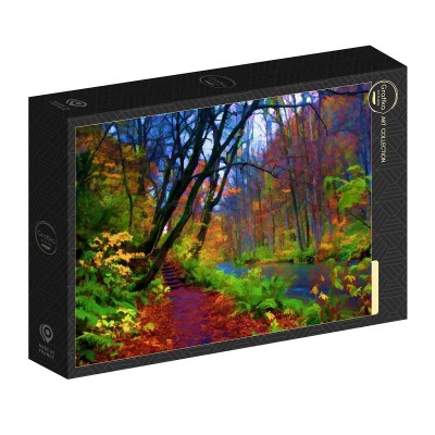 Puzzle Grafika-F-32796 Forêt d'Automne Stylisée