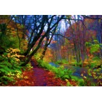 Puzzle  Grafika-F-32796 Forêt d'Automne Stylisée
