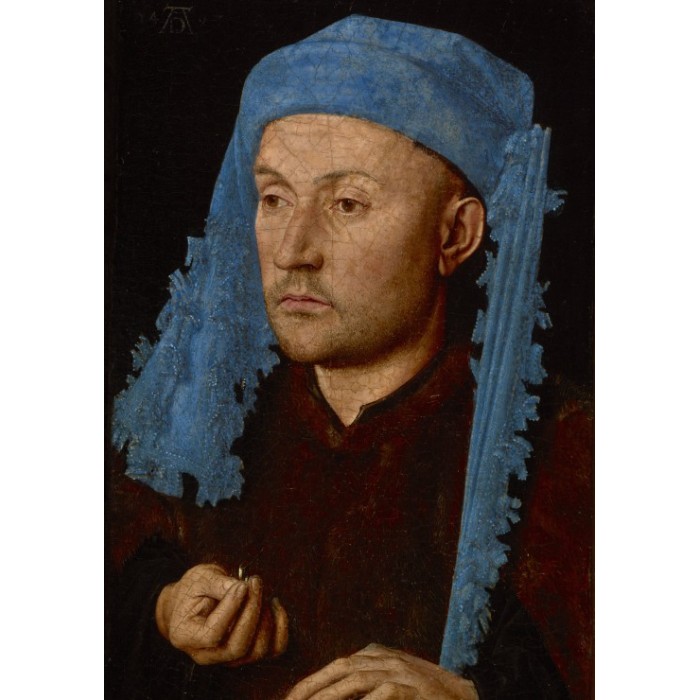 Puzzle  Grafika-F-32817 Jan van Eyck - Portrait of a Man with a Blue Chaperon, 1430-33