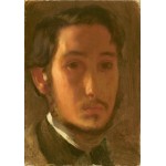 Puzzle  Grafika-F-32832 Edgar Degas : Autoportrait avec Col Blanc, 1857