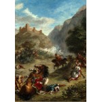 Puzzle  Grafika-F-32844 Eugène Delacroix : Arabes tiraillés dans les montagnes
