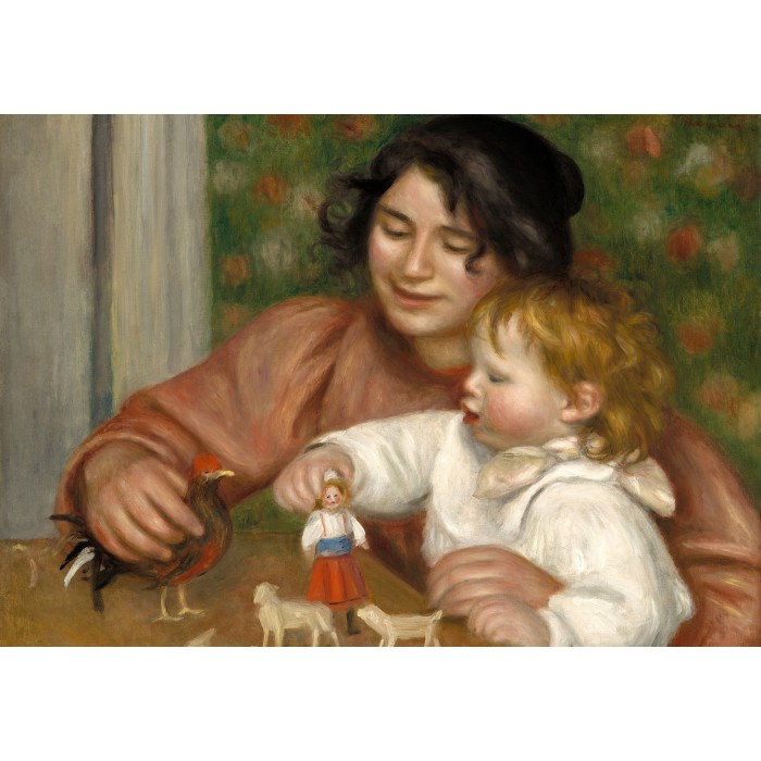 Puzzle Grafika-F-32870 Auguste Renoir : Gabrielle et le Fils de l'Artiste, Jean, 1895-1896