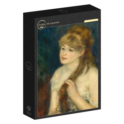 Puzzle Grafika-F-32876 Auguste Renoir : Jeune Femme Tressant ses Cheveux, 1876