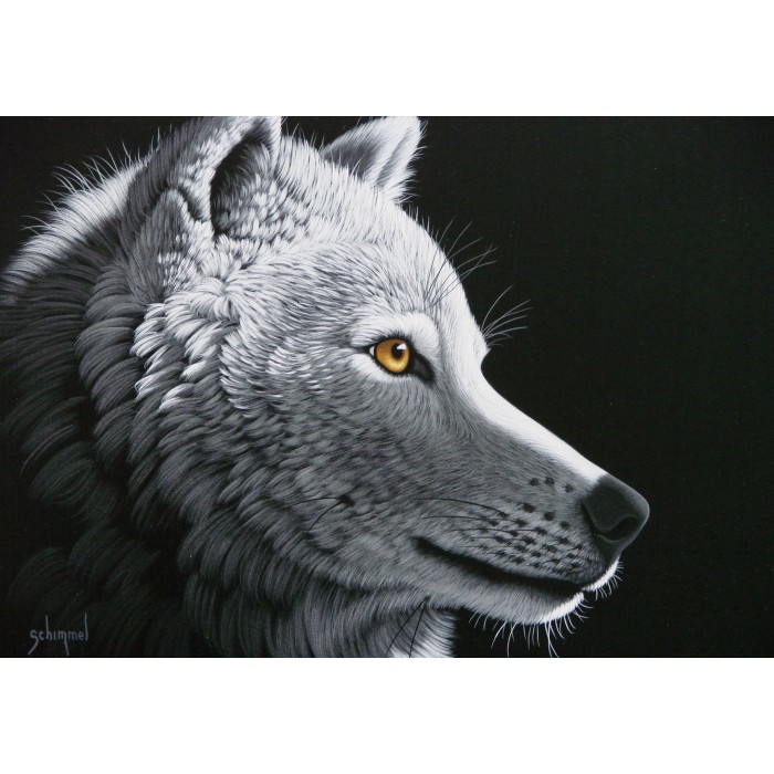 Puzzle  Grafika-F-33081 Schim Schimmel - Wolf Light