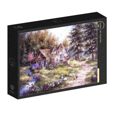 Puzzle Grafika-F-33132 Dennis Lewan - Glacier Ridge Manor