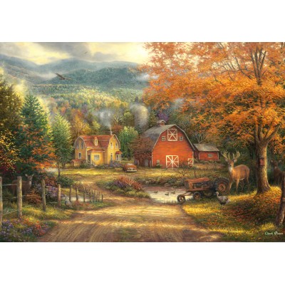 Puzzle Grafika-F-33216 Chuck Pinson - Country Roads Take Me Home