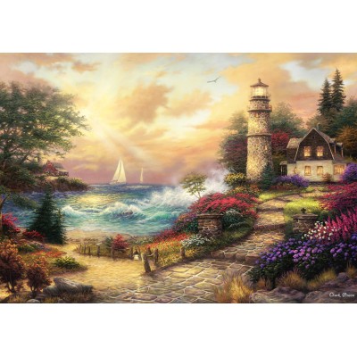 Puzzle Grafika-F-33221 Chuck Pinson - Seaside Dreams