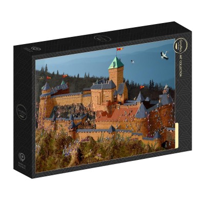 Puzzle Grafika-F-33308 François Ruyer - Château du Haut-Kœnigsbourg