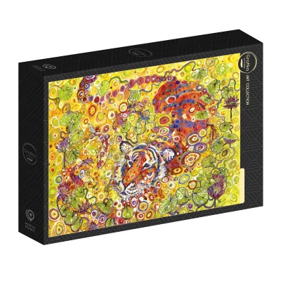 Puzzle Grafika-F-33309 Swimming Tiger