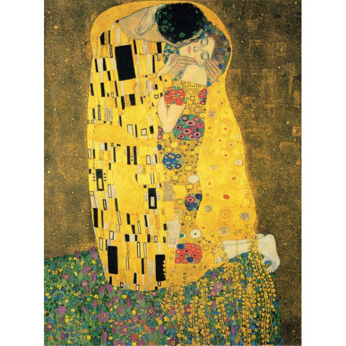 Puzzle Grafika-F-33319 Klimt Gustav : Le Baiser, 1907-1908