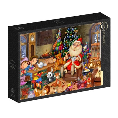 Puzzle Grafika-F-33324 François Ruyer - Goûter de Noël