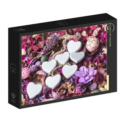 Puzzle Grafika-F-33358 Love - White Hearts