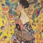 Puzzle  Grafika-F-33368 Gustav Klimt : Dame à l'éventail, 1917-1918