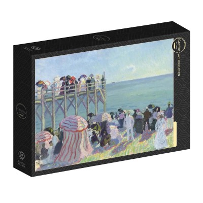 Puzzle Grafika-F-33410 Raoul Dufy - La Plage et l'Estacade de Trouville, 1905