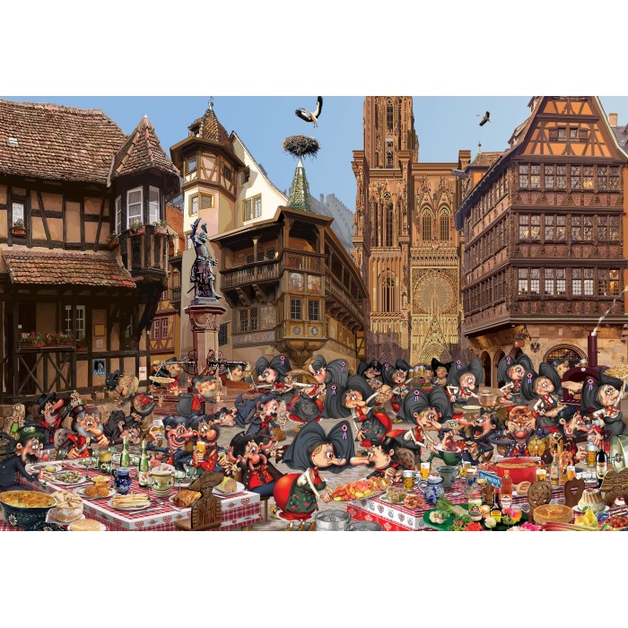 Puzzle  Grafika-F-33431 François Ruyer - L'Alsace