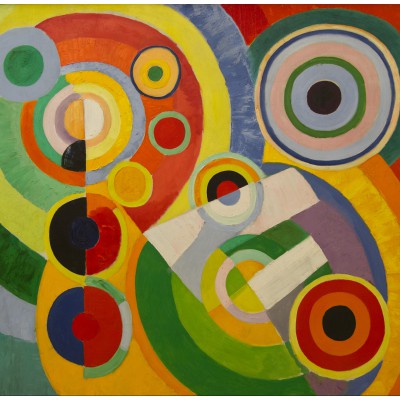 Puzzle Grafika-F-33449 Robert Delaunay : Rythme, Joie de Vivre, 1930