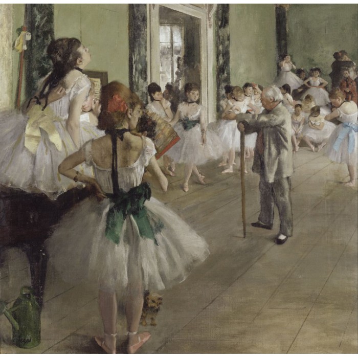 Puzzle  Grafika-F-33542 Edgar Degas : La classe de danse, 1871-1874