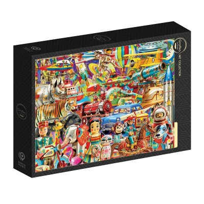 Puzzle Grafika-F-33652 Retro Toys