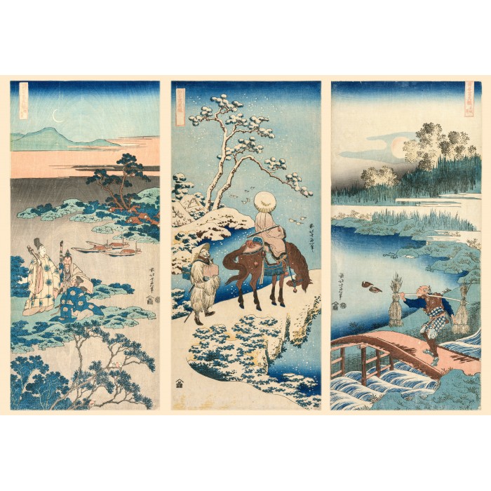 Puzzle  Grafika-F-33668 L'Oeuvre d'Hokusai