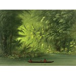 Puzzle   George Catlin : Entrée dans une lagune, rive de l'Amazonie, 1854-1869