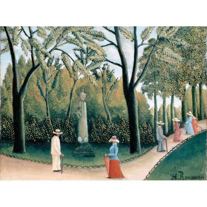 Puzzle   Henri Rousseau : Le Jardin du Luxembourg, 1909