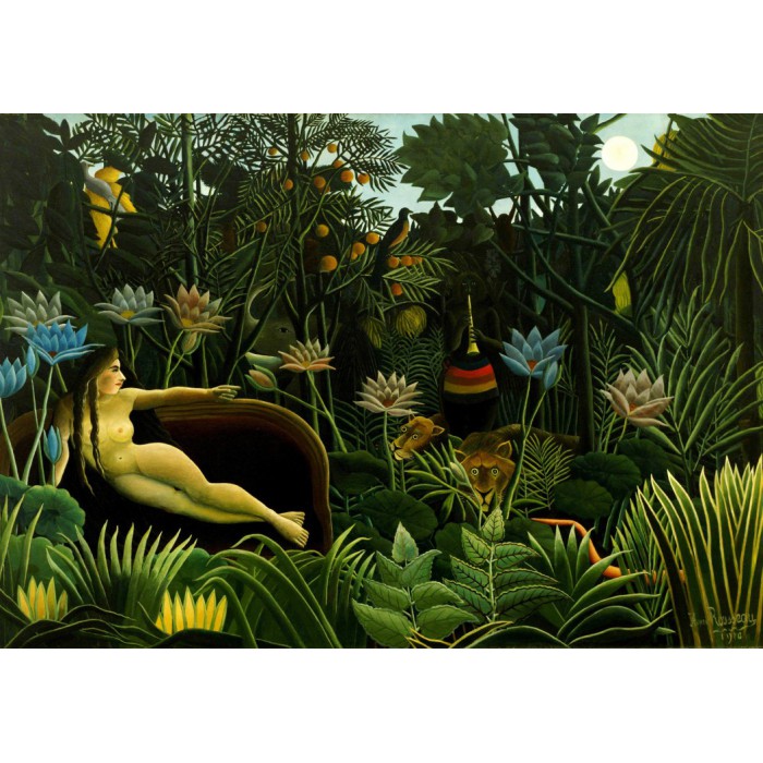 Puzzle   Henri Rousseau : Le Rêve, 1910