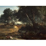 Puzzle   Jean-Baptiste-Camille Corot : Forêt de Fontainebleau, 1834