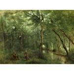Puzzle   Jean-Baptiste-Camille Corot : Les Ramasseurs d'Anguille, 1860-1865 