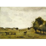 Puzzle   Jean-Baptiste-Camille Corot : Vue près d'Epernon, 1850-1860