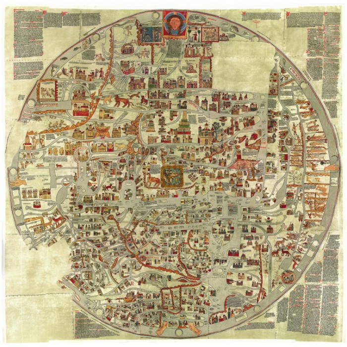 Puzzle   La Carte d'Ebstorf - Mappemonde du XIIe Siècle