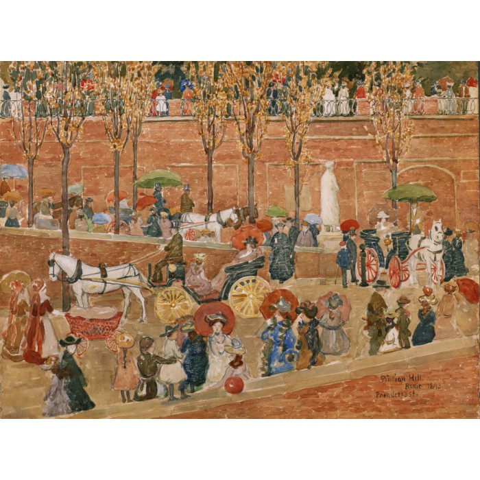 Puzzle   Maurice Prendergast : Le Pincio - Rome, 1898