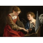Puzzle   Orazio Gentileschi et Giovanni Lanfranco : Sainte Cecilia et un Ange, 1617/1618