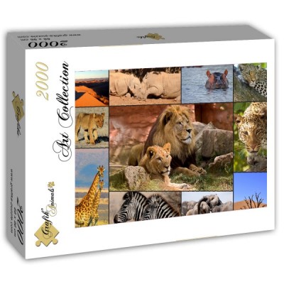 Puzzle Grafika-T-00131 Collage - Wildlife