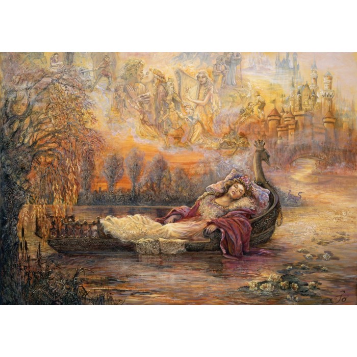 Puzzle Grafika-T-00262 Josephine Wall - Dreams of Camelot