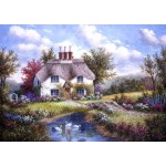 Puzzle  Grafika-T-00502 Dennis Lewan - Swan Creek Cottage
