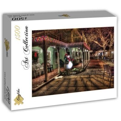 Puzzle Grafika-T-00662 Bonhomme de Neige