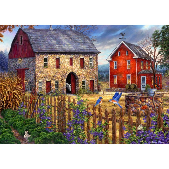 Puzzle Grafika-T-00739 Chuck Pinson - The Bluebirds' Song