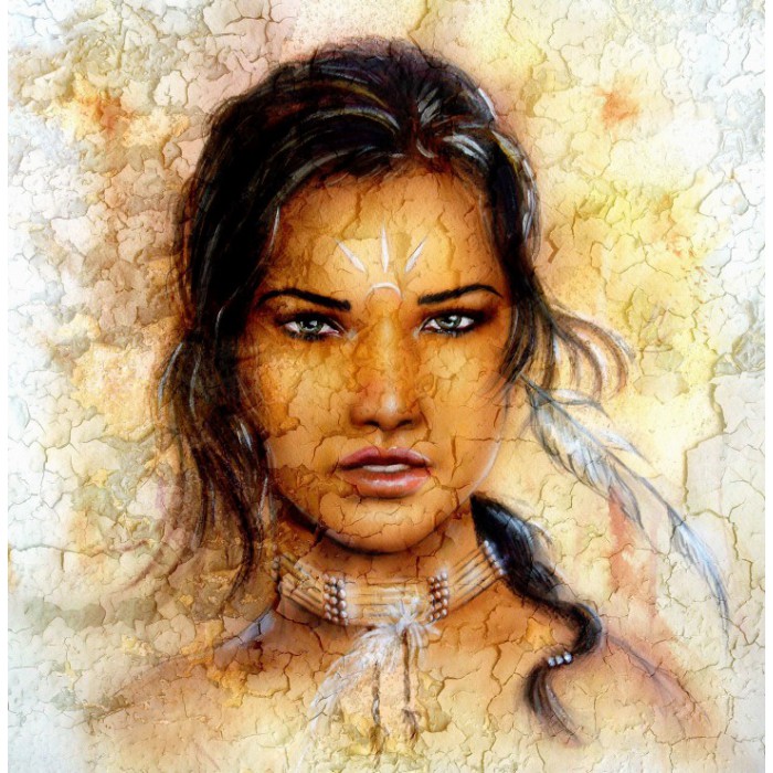 Puzzle Grafika-T-02289 Femme Indienne