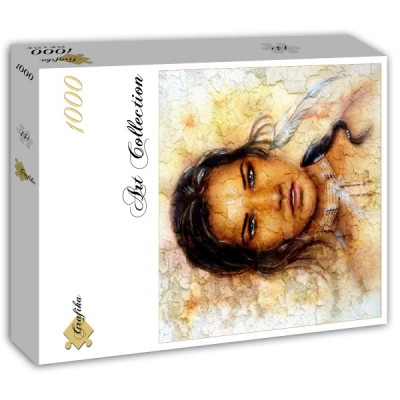 Puzzle Grafika-T-02289 Femme Indienne