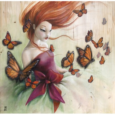 Puzzle Grafika-T-02388 Misstigri - Papillons