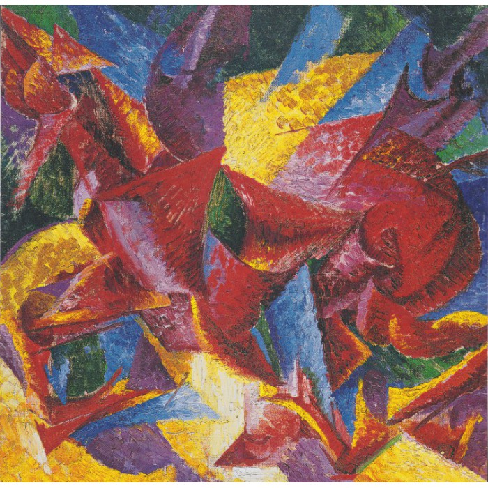 Puzzle   Umberto Boccioni : Forme plastiche di un Cavallo, 1914