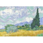 Puzzle   Van Gogh Vincent : Champ de Blé avec Cyprès, 1899