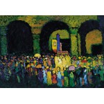 Puzzle   Wassily Kandinsky : The Ludwigskirche in Munich, 1908