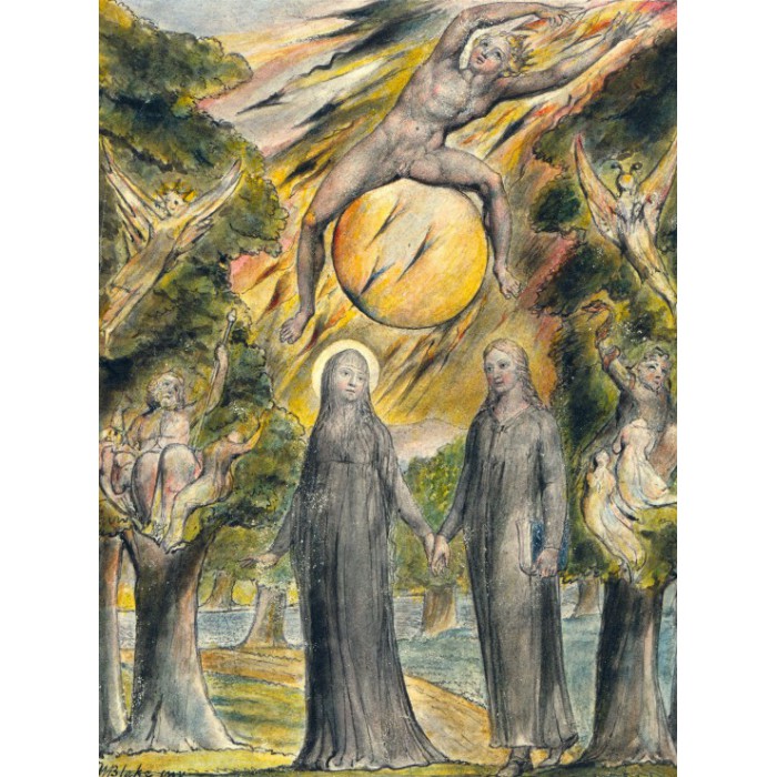 Puzzle   William Blake : The Sun in His Wrath, 1816-1820