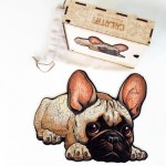  Harmandi-Puzzle-90116 Puzzle en Bois - Le Bouledogue Fidèle