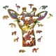 Puzzle en Bois - L'Amusante Girafe