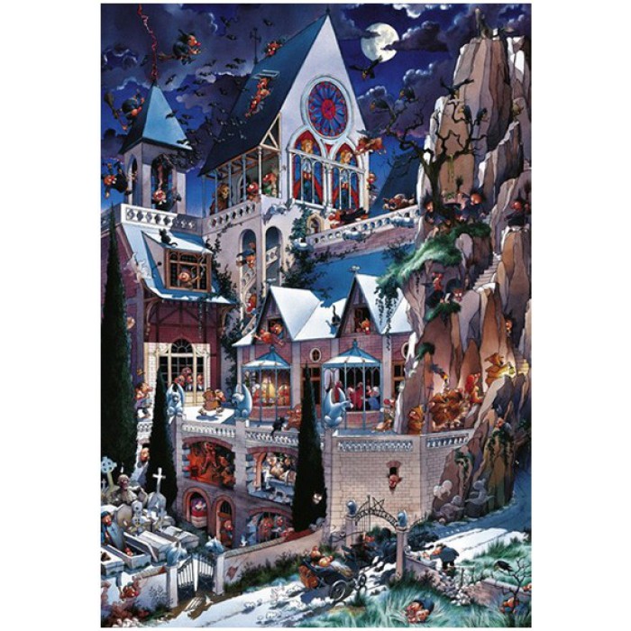 Puzzle  Heye-26127 Loup : Le château des horreurs