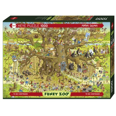 Puzzle Heye-29833 Marino Degano - Monkey Habitat