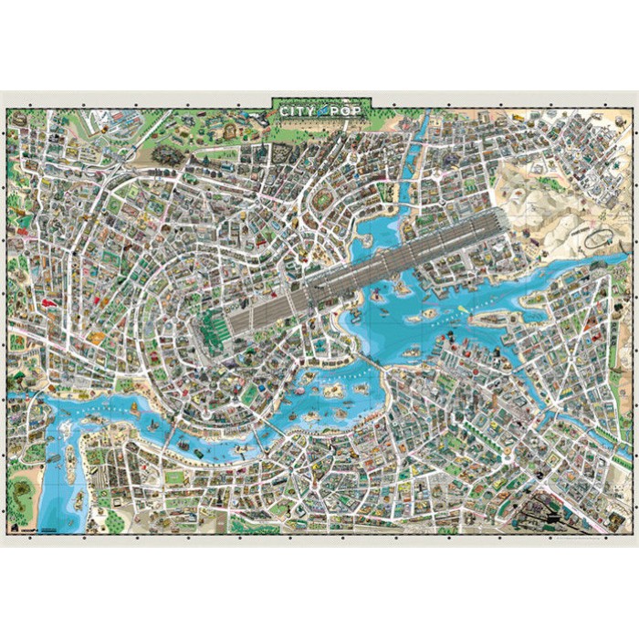 Puzzle Heye-29844 City of Pop